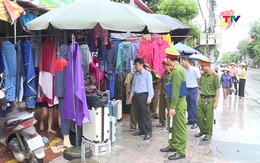 Ra quân giải tỏa vi phạm hành lang giao thông trên quốc lộ 45