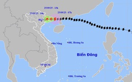 Bão số 9 suy yếu thành áp thấp nhiệt đới, bão số 10 sắp vào Biển Đông