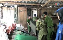Xã Mường Lát chủ động ứng phó với bão số 10