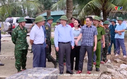 Phó Chủ tịch UBND tỉnh Mai Xuân Liêm kiểm tra công tác ứng phó bão số 10