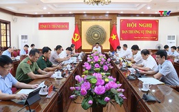 Hội nghị Ban Thường vụ Tỉnh ủy tháng 9