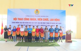 Hội thao công nhân, viên chức, lao động phường Quảng Phú