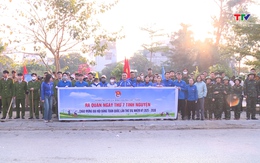 Đoàn thanh niên phường Hạc Thành ra quân “Ngày thứ 7 tình nguyện”