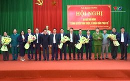 Xã Sao Vàng triển khai mô hình “Chính quyền thân thiện, vì Nhân dân phục vụ”