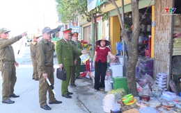 Giải toả hành lang giao thông dịp giáp Tết Nguyên Đán