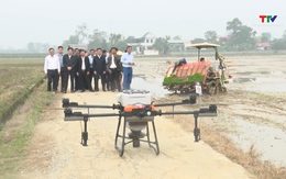 Xây dựng cánh đồng công nghệ, từng bước hình thành nông nghiệp số