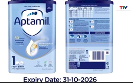 Khẩn trương rà soát việc sản phẩm sữa công thức Aptamil Infant Formula