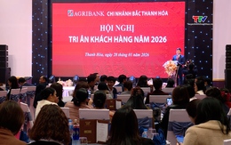 Agribank Chi nhánh Bắc Thanh Hóa hội nghị khách hàng năm 2026