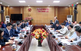 Lãnh đạo UBND tỉnh làm việc với Trường Đại học Lâm nghiệp