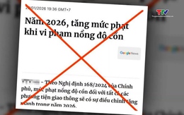 Bác bỏ tin đồn tăng mức xử phạt vi phạm nồng độ cồn