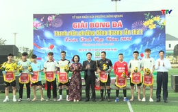 Khởi tranh giải bóng đá Thanh niên phường Đông Quang lần thứ I, năm 2026