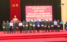 Xã Lưu Vệ gặp mặt công dân nhập ngũ năm 2026