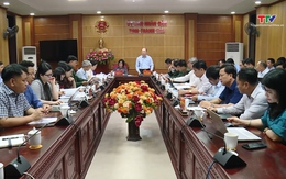 Đoàn công tác của Bộ Tư pháp làm việc với UBND tỉnh Thanh Hoá về công tác chống khai thác IUU.