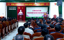 Công bố quyết định bổ nhiệm Giám đốc sở Giáo dục và Đào tạo Thanh Hóa