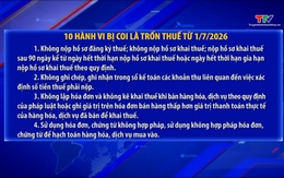 10 hành vi bị coi là trốn thuế từ 1/7/2026