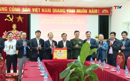 Phó Chủ tịch Hội đồng Nhân dân tỉnh Nguyễn Quang Hải thăm, chúc Tết gia đình chính sách và các đơn vị
