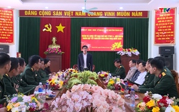 Trưởng ban Nội chính Tỉnh ủy Nguyễn Ngọc Tiến kiểm tra tình hình sản xuất, đời sống tại các xã Phú Lệ, Hồi Xuân