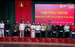 Câu lạc bộ đồng hương Sầm Sơn trao quà Tết Xuân Bính Ngọ 2026