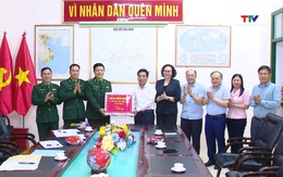 Bí thư Tỉnh ủy Nguyễn Doãn Anh thăm đồn Biên phòng Tén Tằn