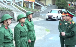 Bộ Chỉ huy quân sự tỉnh Thanh Hóa động viên chiến sĩ mới nhập ngũ