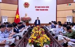 Chủ tịch UBND tỉnh nghe báo cáo tiến độ chuẩn bị Hội nghị xúc tiến đầu tư