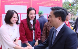 Bí thư Tỉnh ủy Nguyễn Doãn Anh kiểm tra công tác bầu cử tại các phường: Hạc Thành, Đông Sơn và xã Hoằng Lộc