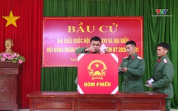 Lá phiếu niềm tin, trách nhiệm của lực lượng vũ trang