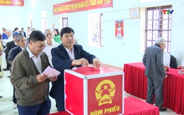 Xã Cẩm Tân: 100%cử tri tham gia bầu cử đại biểu Quốc hội và HĐND các cấp 