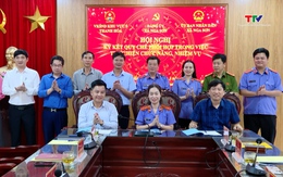 Viện kiểm sát Nhân dân khu vực 5 – Thanh Hóa và Đảng ủy, UBND xã Nga Sơn ký kết Quy chế phối hợp
