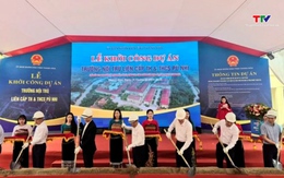 Khởi công dự án Trường Nội trú liên cấp Tiểu học và THCS Pù Nhi