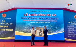 Khởi công Trường nội trú liên cấp Tiểu học và THCS Tam Chung