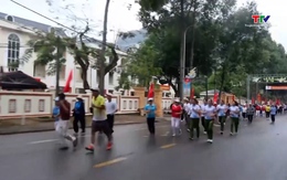 Xã Cẩm Thủy sôi nổi Ngày chạy Olympic và Giải Pickleball năm 2026