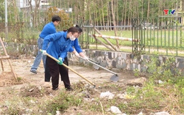 Đoàn phường Hạc Thành hưởng ứng “Ngày chủ nhật xanh”