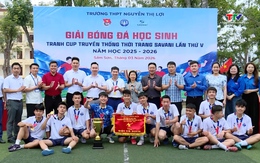 Giải bóng đá học sinh trường THPT Nguyễn Thị Lợi lần thứ V, năm học 2025/2026 thành công tốt đẹp