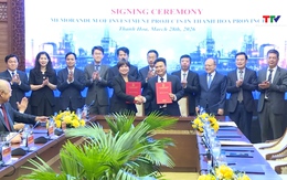 Thanh Hoá ký kết ghi nhớ đầu tư 14 dự án với tổng vốn gần 73.000 tỷ đồng