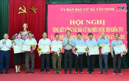 Xã Tân Ninh tổng kết công tác bầu cử đại biểu HĐND các cấp