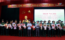 Xã Hà Long gặp mặt thanh niên lên đường nhập ngũ