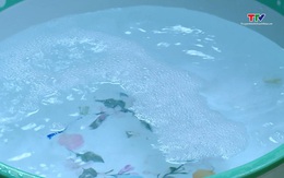 Hiện tượng nước sinh hoạt nổi bọt trắng tại phường Quang Trung giảm rõ rệt