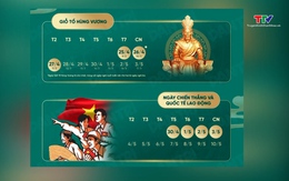 Bộ Nội vụ: Không hoán đổi ngày làm việc để nghỉ lễ liền 9 ngày dịp Giỗ Tổ và 30/4-1/5