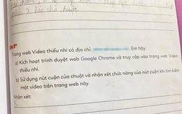 Công an vào cuộc vụ vở bài tập tin học lớp 3 bị cài link web đen
