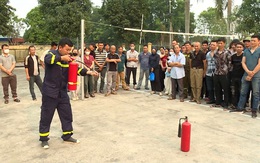 Tập huấn phòng cháy chữa cháy và cứu nạn cứu hộ cho các chủ cơ sở kinh doanh