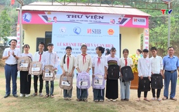 Chăm lo và phát triển văn hóa đọc cho trẻ vùng cao từ việc khánh thành công trình thư viện trường THCS Nam Động