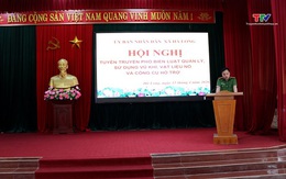 Tuyên truyền Luật Quản lý, sử dụng vũ khí, vật liệu nổ và công cụ hỗ trợ