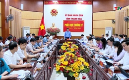 Phiên họp thường kỳ  Ủy ban Nhân dân tỉnh tháng 4