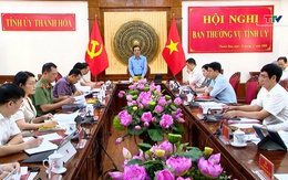 Hội nghị Ban thường vụ Tỉnh ủy ngày 28/4/2026