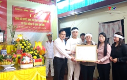 Xã Vĩnh Lộc trao Bằng “Tổ quốc ghi công” cho Liệt sĩ Vũ Nguyên Giới