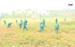 Ban Chỉ huy Quân sự xã Cẩm Tân ra quân làm công tác dân vận