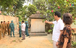 Xã Thọ Phú vào cuộc bảo vệ bia cổ có niên đại 300 năm