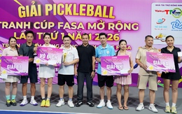 Sôi nổi giải Pickleball tranh Cup Fasa mở rộng lần thứ I, năm 2026
