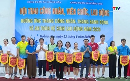 Công đoàn xã Hoằng Hóa, Hoằng Lộc tổ chức Hội thao cho người lao động